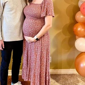 Mini Pink Heyson Floral Dress